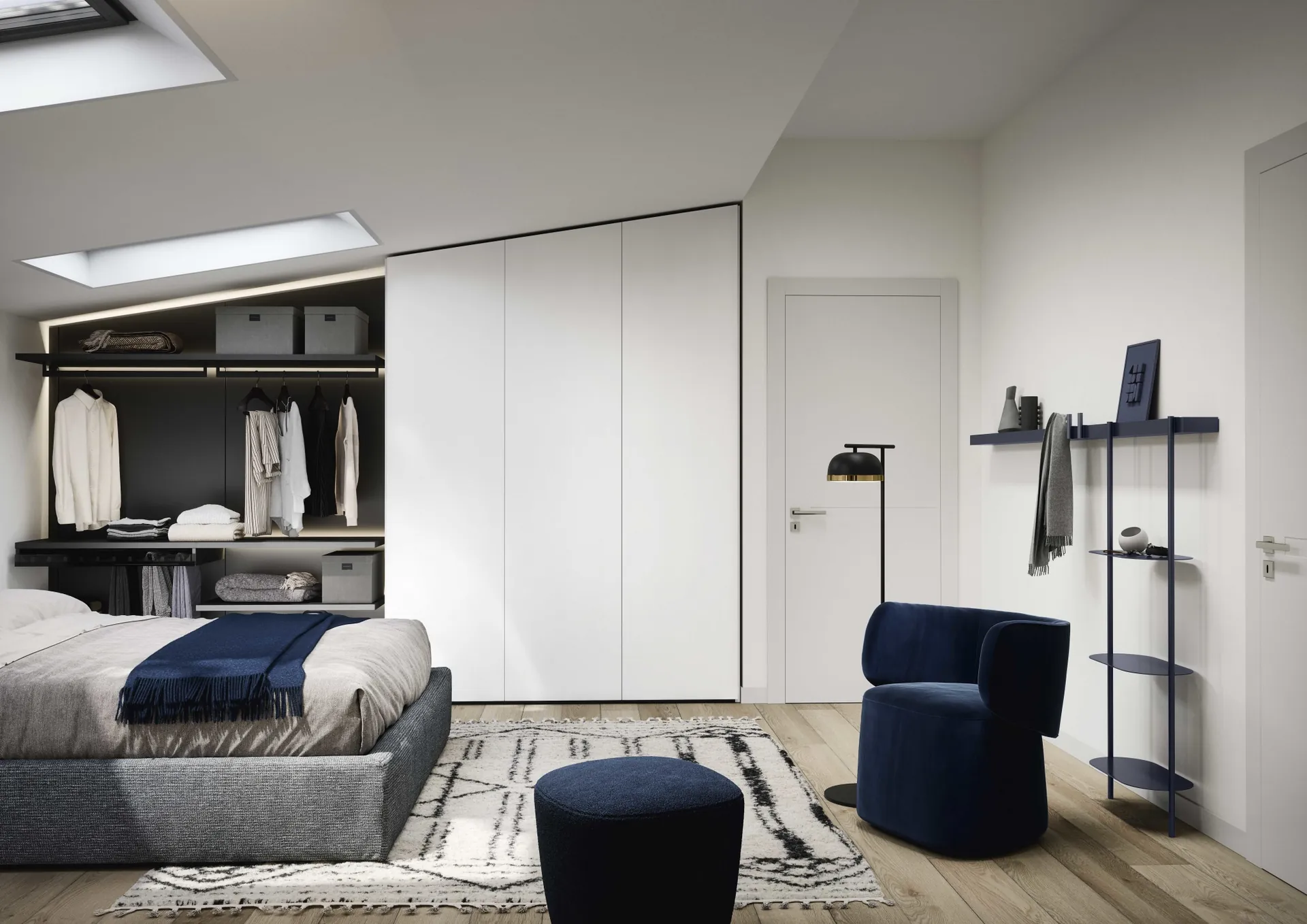 Dressing Break — Novamobili, visuel de marque, sans lien avec un chantier LJ